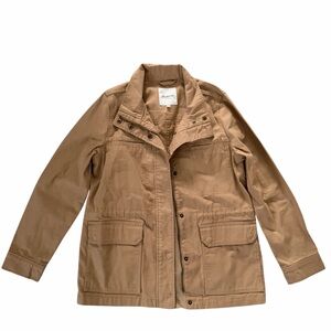 Madewell Tan Utility Jacket - Lightweight Field Coat